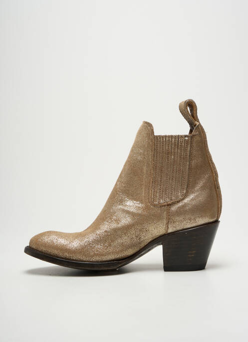 Botine/Ghete auriu MEXICANA femeie