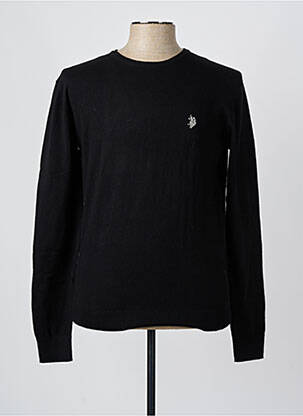 Pulover elasticitate mâneci lungi negru U.S. POLO ASSN bărbat