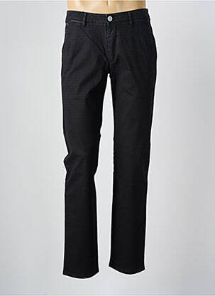 Pantalon chino țesătură poplin mărime normală negru M.E.N.S bărbat