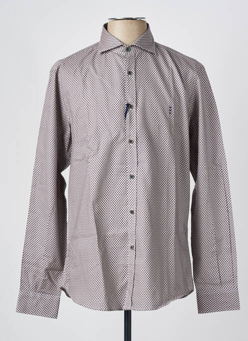 Cămașă cu mâneci lungi maro FLORENTINO bărbat