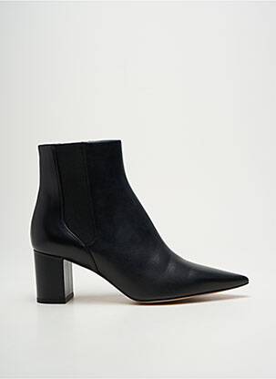 Botine/ghete material neted toc de 4 la 6 cm negru HUGO BOSS femeie