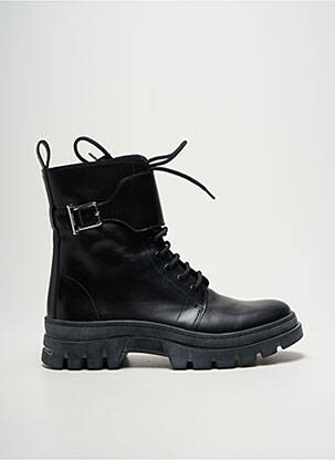 Botine/ghete material neted toc plat până la 3 cm negru HUGO BOSS femeie