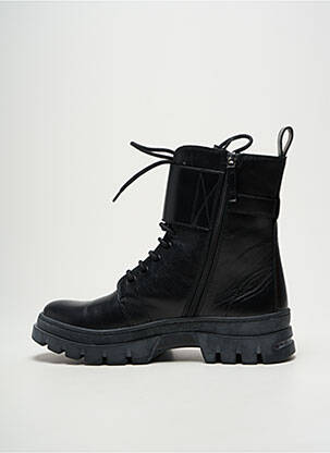 Botine/ghete material neted toc plat până la 3 cm negru HUGO BOSS femeie