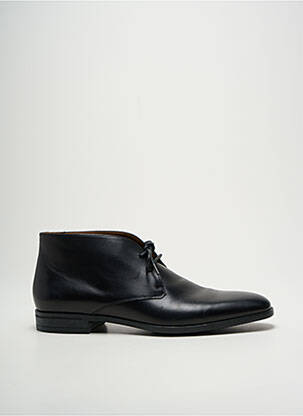 Botine/ghete material neted toc mic negru HUGO BOSS bărbat