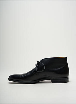 Botine/ghete material neted toc mic negru HUGO BOSS bărbat