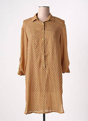 Tunică mâneci lungi galben ARELINE femeie