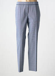 Pantalon drept țesătură crep mărime normală albastru HUGO BOSS femeie