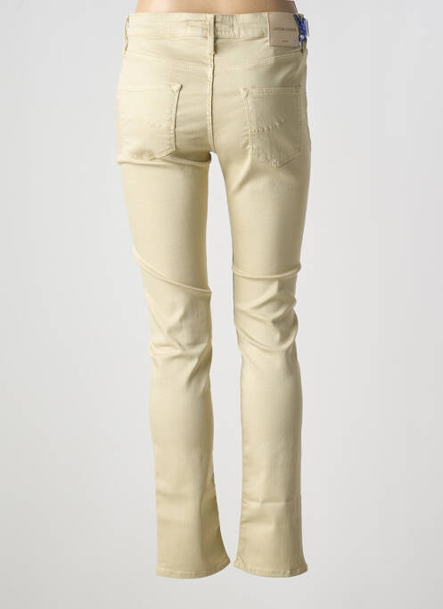 Blugi cu croială slim bej JACOB COHEN femeie