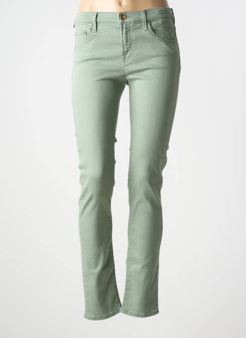 Blugi cu croială slim verde JACOB COHEN femeie