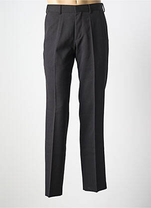 Pantalon drept țesătură poplin mărime normală negru HUGO BOSS bărbat