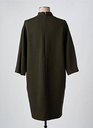 Rochie midi mâneci 3/4 mâneci 3/4 verde ASPESI femeie