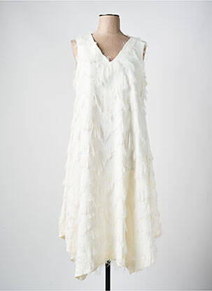 Rochie lungă bej FABIANA FILIPPI femeie