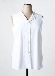 Cămașă croială dreaptă fără mâneci alb RRD (ROBERTO RICCI DESIGNS) femme