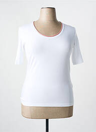 Tricou elasticitate mâneci scurte alb GRAN SASSO femeie