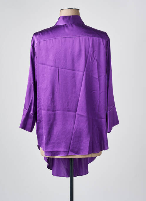 Tunică mâneci lungi violet HER SHIRT femeie