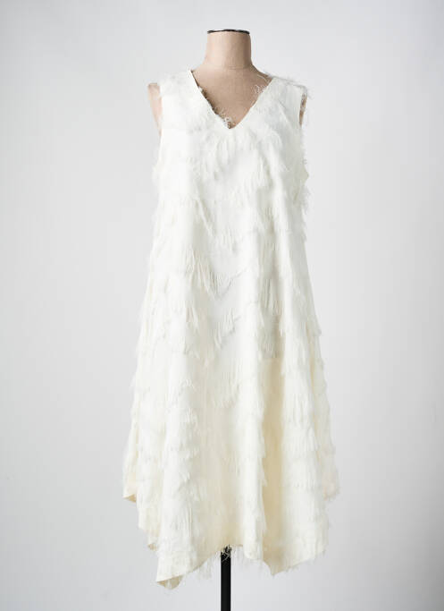 Rochie lungă bej FABIANA FILIPPI femeie