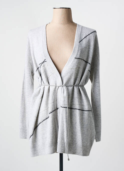 Vestă cu mâneci lungi gri FABIANA FILIPPI femeie