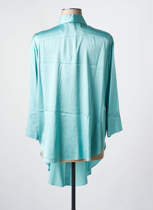 Tunică mâneci lungi guler de bluză albastru HER SHIRT femme