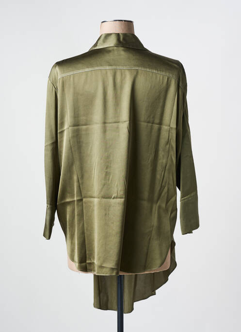 Tunică mâneci lungi verde HER SHIRT femeie