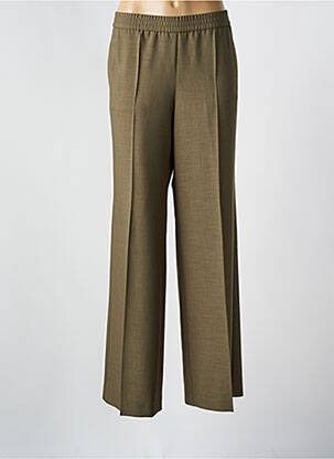 Pantalon larg țesătură crep mărime normală verde HUGO BOSS femeie