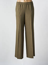 Pantalon larg țesătură crep mărime normală verde HUGO BOSS femeie
