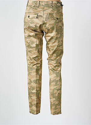 Pantalon chino țesătură poplin mărime normală auriu MASON'S femeie
