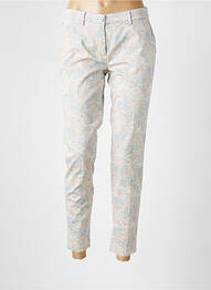 Pantalon chino țesătură poplin mărime normală bej MASON'S femeie