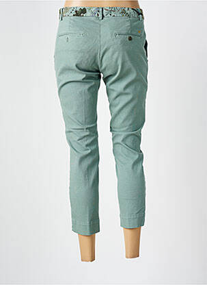 Pantalon chino închidere cu fermoar sub clapetă cu nasturi mărime normală verde MASON'S femeie