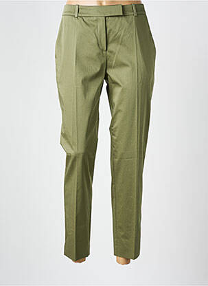 Pantalon chino țesătură poplin mărime normală verde HUGO BOSS femeie