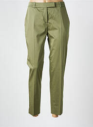 Pantalon chino țesătură poplin mărime normală verde HUGO BOSS femme