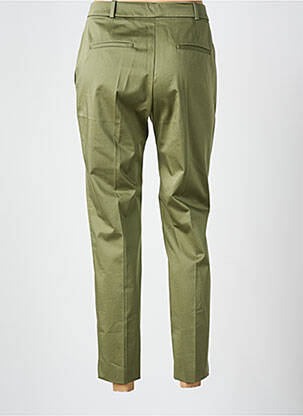 Pantalon chino țesătură poplin mărime normală verde HUGO BOSS femeie