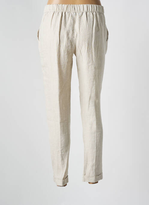 Pantalon drept bej WHYCI MILANO femeie