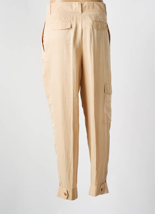Pantalon drept bej HUGO BOSS femeie
