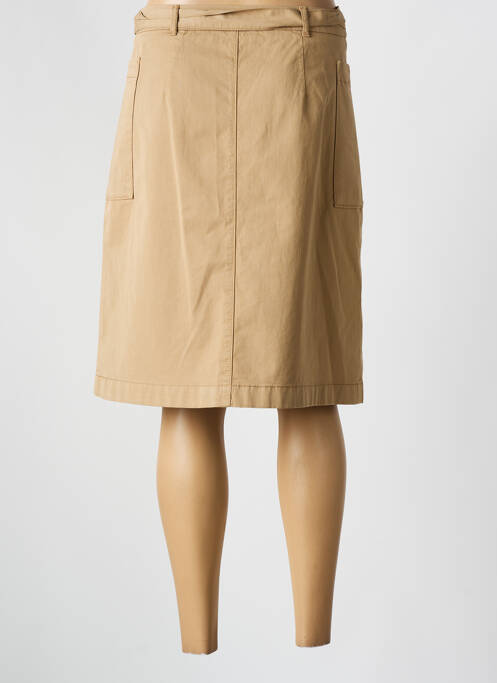 Fustă midi bej HUGO BOSS femeie