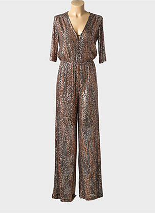 Salopetă-pantalon maro SIYU femeie