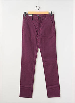 Pantalon chino țesătură poplin mărime normală violet HUGO BOSS bărbat