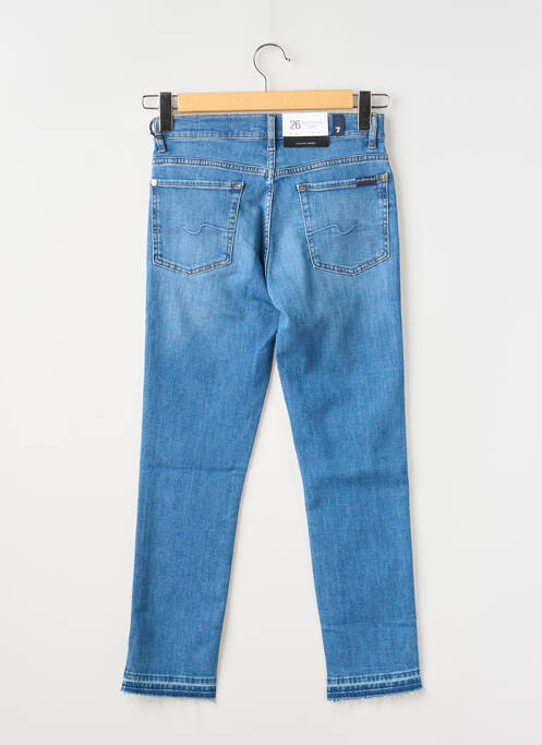 Blugi cu croială slim albastru 7 FOR ALL MANKIND femeie