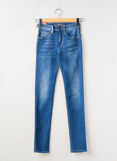 Blugi cu croială slim albastru JACOB COHEN femeie