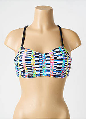 Sutien de costum de baie elasticitate top bentiță albastru FREYA femeie