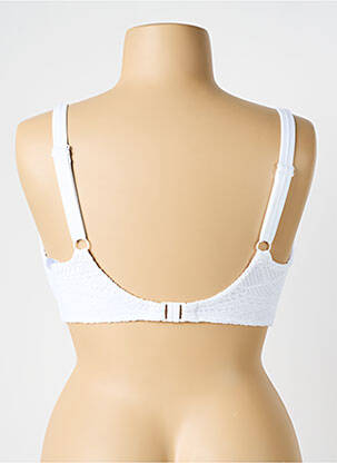 Sutien de costum de baie elasticitate sutien cupe întregi cu decolteu înalt alb FREYA femeie