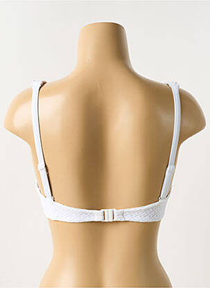 Sutien de costum de baie bretele elastice sutien balconet cu decolteu înalt alb FREYA femeie