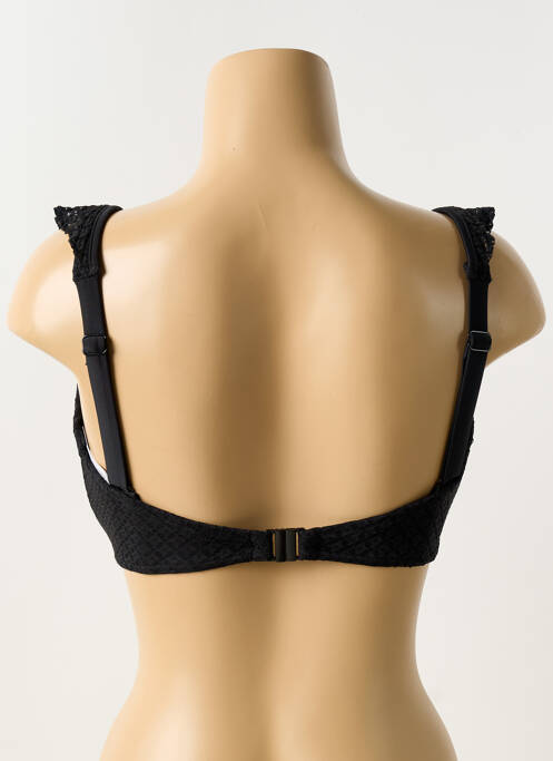 Sutien de costum de baie bretele elastice sutien balconet cu decolteu înalt negru FREYA femme