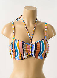 Sutien de costum de baie top bentiță top bentiță albastru FREYA femeie