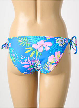 Chiloți de baie imprimeu tie and dye bikini albastru FREYA femeie