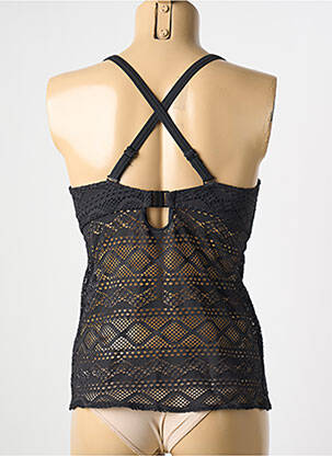 Sutien de costum de baie elasticitate top triunghiuri negru FREYA femeie