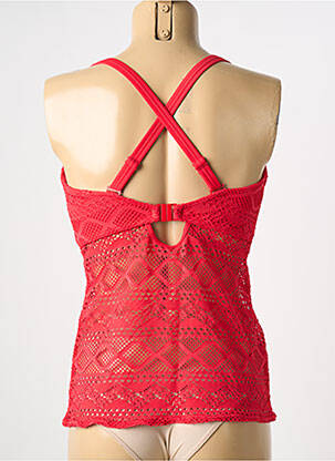 Sutien de costum de baie elasticitate top sutien modelat roșu FREYA femeie
