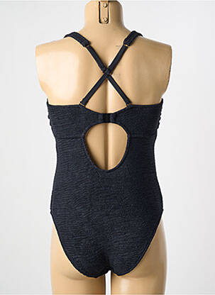 Costum de baie dintr-o singură piesă elasticitate negru FREYA femeie