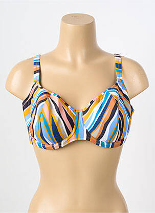 Sutien de costum de baie elasticitate sutien cupe întregi cu decolteu înalt portocalie FREYA femeie