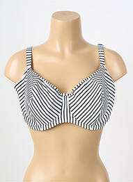 Sutien de costum de baie elasticitate sutien cupe întregi cu decolteu înalt alb FREYA femme