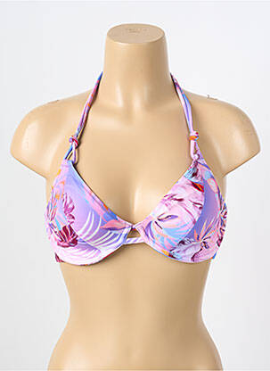 Sutien de costum de baie elasticitate sutien balconet cu decolteu înalt violet FREYA femeie
